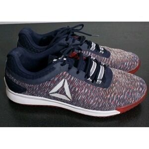 Reebok JJ II Low‎ 2 Watt Navy Red Men 13 Crossfit Training Shoes Gym Lifting EUC